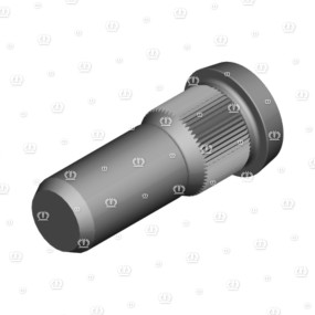 Riffelbolzen M18X1,5×52 Krone