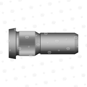 Riffelbolzen M18X1,5×52 Krone