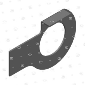 Scheibe 37X66X1,6 Krone 9103720