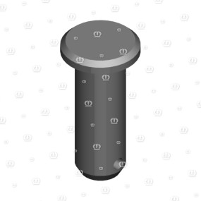 Bolzen 16H11X45 Kl.kopf Krone 9163812