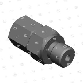 Einschraubstutzen L 8 / G 1/4" E Zn8 Krone 9193030