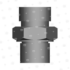 Einschraubstutzen L12 R3/8 Krone