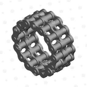 Rollenkette Zweifach Kpl.m.schloss Krone 9210680