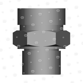 Einschraubstutzen L 18 R Krone