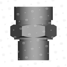 Einschraubstutzen L 18 R Krone