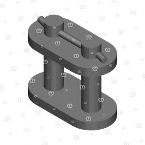 Steckglied 1 1/2" M.splint Krone 9219590