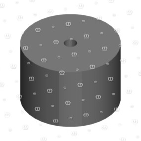 Gummipuffer Rd 75X50 M12 Krone 9242210