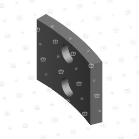 Bremsbelag 60X8X45 Krone 2733551