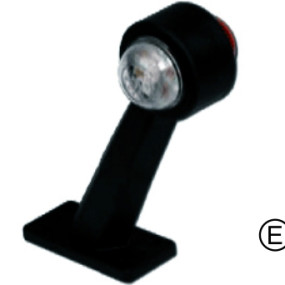 Gummiarmleuchte R/W Gerade 100200006