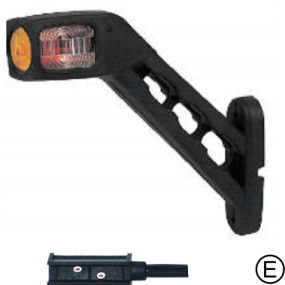 Gummiarmleuchte R/W, M. Smr, 100200011