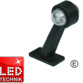 Gummiarmleuchte R/W Gerade 100201006