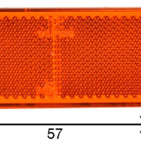 Ruckstrahler Gelb 100622024