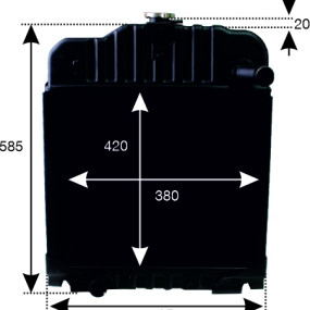 Kühler M9078/83/86/94 500011218