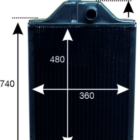 Kühler Mf 165 500011358