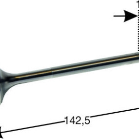 Auslassventil Plus Breite Nut 500014004