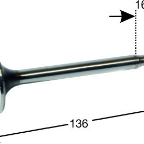 Auslassventil T80 500014039