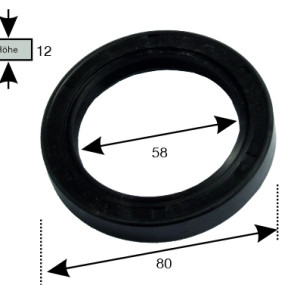 Kurbelwellendichtring Vo Sisu 500122862