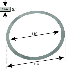 Einstellscheibe 0,4Mm 520006012