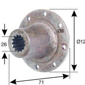 Verschleissflansch 80Er 13Z 522100031