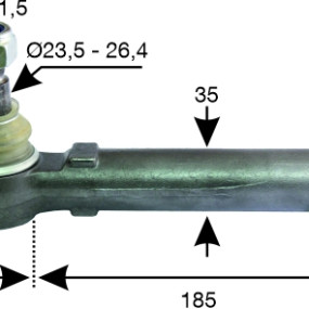 Kugelgelenk M24X1,5R Ig 23,5-2 522300817
