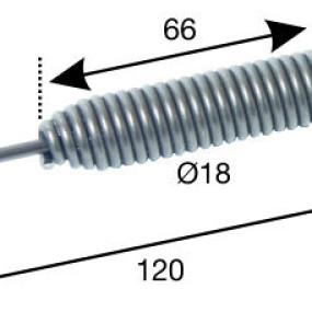 Bremsfeder mit Bewegl Öse 524214006