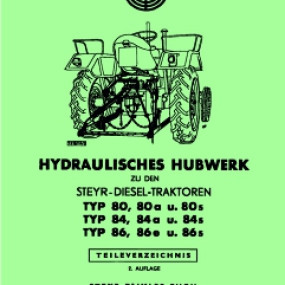 Et-Liste Hubwerk T80/84/86 591080301