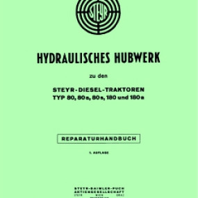 Reparaturhandbuch Hubwerk 591080401