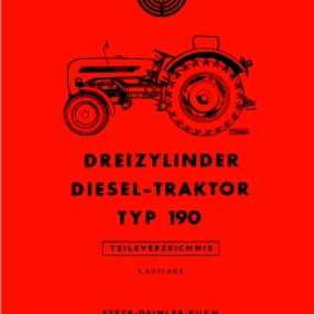 Ersatzteilliste T190 591190014