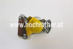 Kupplungskopf 2L Gelb, mit Ventil M22 X 1,5 Prillinger 00820207