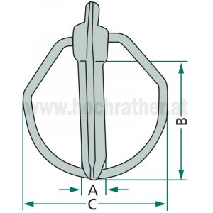Klappstecker (20023245) Granit