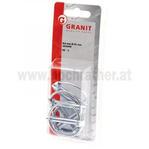 Ve5 Klappstecker-Satz 8Mm, L=4 (4990063) Granit