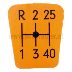 Schaltbild 40Km/H (70806376) Granit