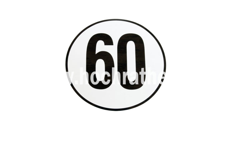 Aufkleber „60 Km/H (9391751) Krone Aufkleber „60 Km/H (9391751) Krone