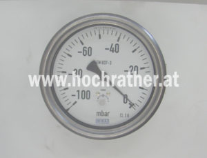 Manometer Durchm.100 -100Mbar (00111024) Horsch