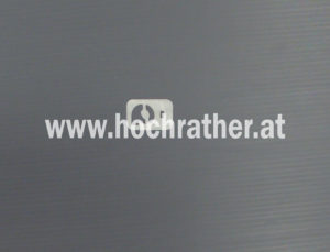 Kennzeichnung Griff Gebläse 1 (00111287) Horsch