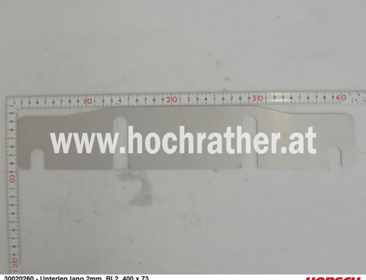 Unterleg Lang 2Mm, Bl.2 400 X 73 (30020260) Horsch Unterleg Lang 2Mm, Bl.2 400 X 73 (30020260) Horsch