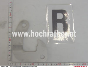 Nachrüstblech Verriegelung rechts (30021388) Horsch