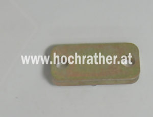 Klemmplatte Striegelrohr 50×50 / M12 Vz. Horsch 34217505