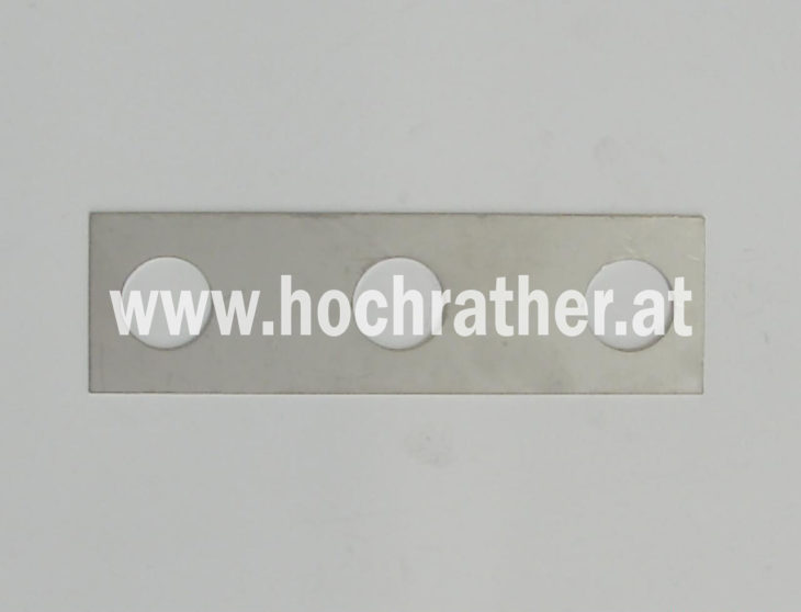 Distanzblech Klemmplatte Achse V2A Horsch