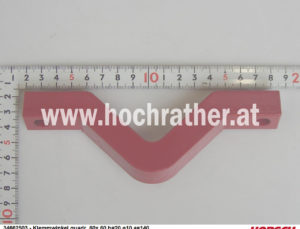 Klemmwinkel Quadr 60X 60 B=20 Ø10 A=140 (34662503) Horsch