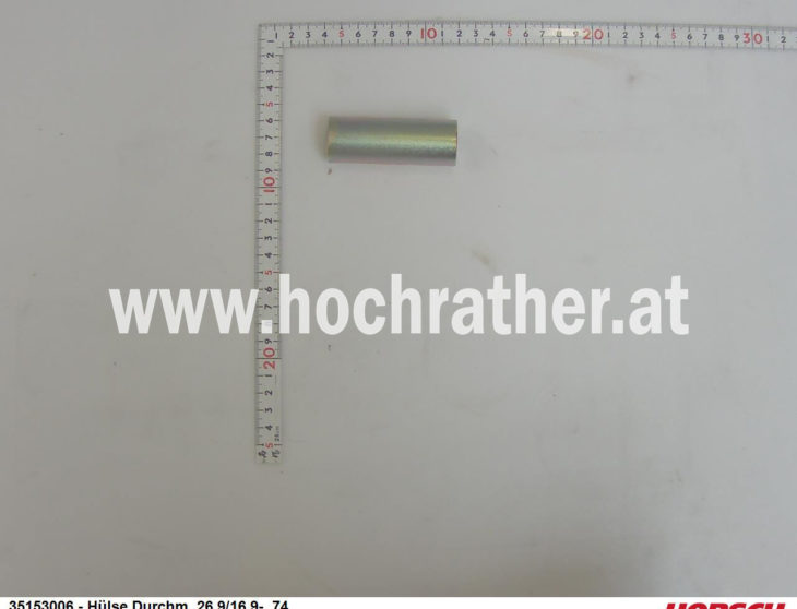 Hülse Durchm. 26.9/16.9- 74 (35153006) Horsch Hülse Durchm. 26.9/16.9- 74 (35153006) Horsch