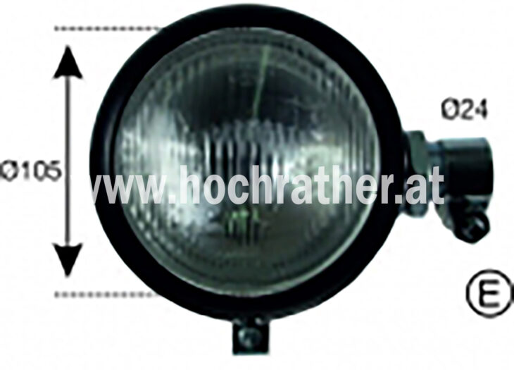 Scheinwerfer Steyr Rohr rechts (100400041) Um