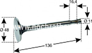 Auslassventil T80 (500014039) Um