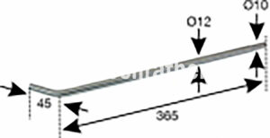 Spiegelstange T80/T84 (130299001) Um