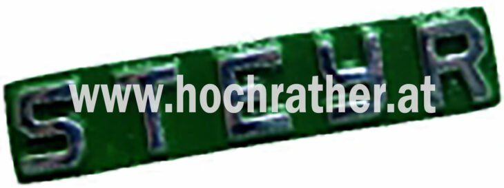 Schriftzug Steyr Klein (130311001) Um