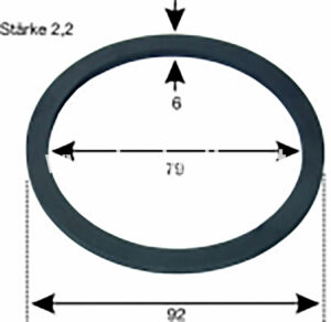 Dichtung für Dieselfilter (135010002) Um