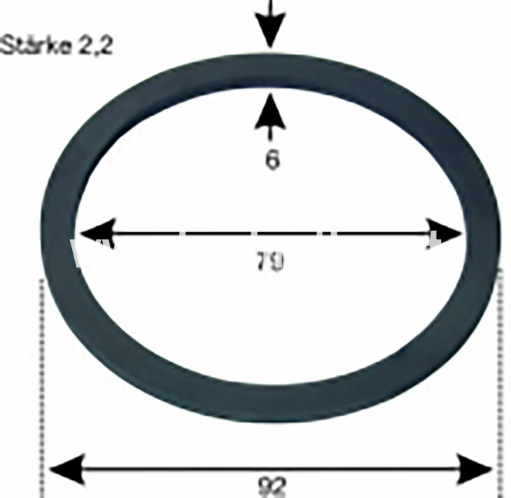 Dichtung für Dieselfilter (135010002) Um
