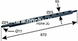 Ackerschiene T80 (522200003) Um