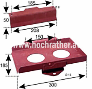 Batteriehalterung 2-Teilig T80 (523100015) Um