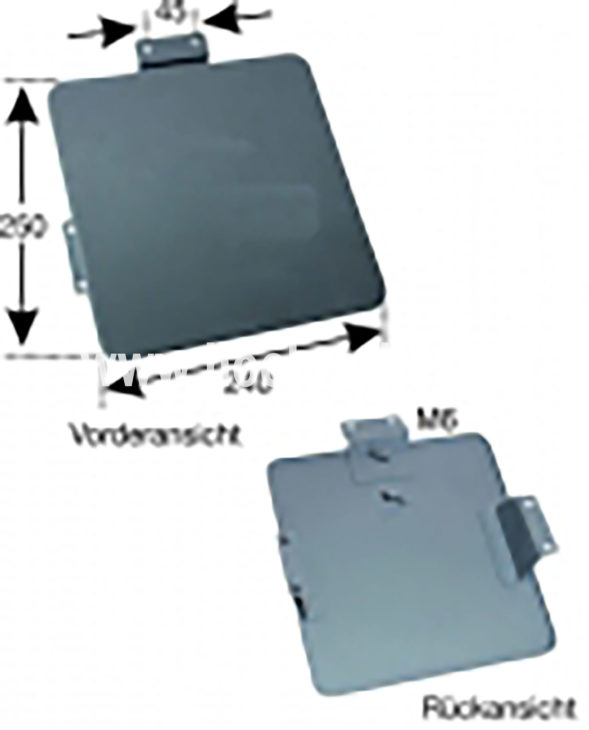 Kennzeichenhalterung T80/84 (523100020) Um